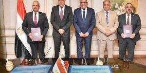 وزير الطيران ورئيس الهيئة العربية للتصنيع يشهدا توقيع بروتوكول تعاون بين الأكاديمية المصرية لعلوم الطيران المدني - الكويت الاخباري