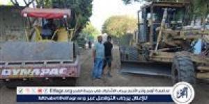 حملات مكبرة لتمهيد وتسوية الشوارع بقرى مركز ديروط بأسيوط - الكويت الاخباري