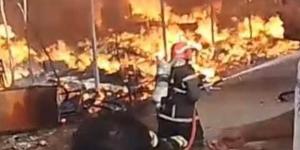 السيطرة على حريق بسوق الخردة بشبين الكوم دون إصابات - الكويت الاخباري