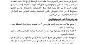 توجيهات جديدة لحماية مرتادي شواطئ البحر الأحمر وتعزيز إجراءات السلامة البحرية - الكويت الاخباري