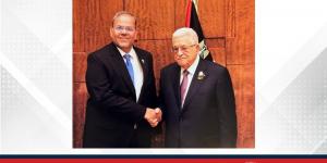سفير مملكة البحرين لدى روسيا الاتحادية يحضر لقاء الرئيس الفلسطيني مع رؤساء البعثات الدبلوماسية العربية المعتمدة في موسكو - الكويت الاخباري