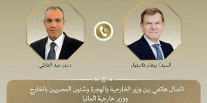 وزير الخارجية يجرى اتصالًا هاتفيًا مع نظيره الإلماني - الكويت الاخباري