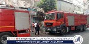 اندلاع حريق هائل بمعرض اجهزه كهربائيه بالمنيا - الكويت الاخباري