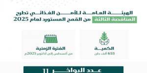 هيئة الأمن الغذائي تطرح المناقصة الثالثة لهذا العام لاستيراد 655 ألف طن قمحٍ - الكويت الاخباري