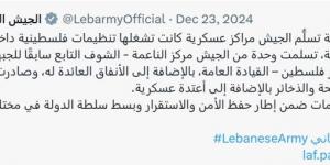 من قوسايا والناعمة إلى صيدا .. لبنان والسلاح الفلسطيني بعد حرب الإسناد - الكويت الاخباري