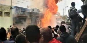 نشوب حريق في محل قطع غيار سيارات بمنطقة الحرفيين - الكويت الاخباري