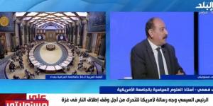 أستاذ علوم سياسية: مصر تساعد الأشقاء في فلسطين.. والقاهرة لها دور بارز وواضح - الكويت الاخباري