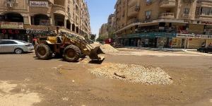 محافظة الجيزة: إصلاح كسر مفاجئ بخط مياه بمنطقة هضبة الأهرام - الكويت الاخباري