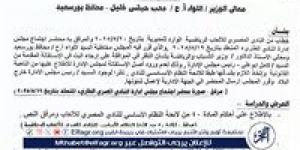 "محافظ بورسعيد يعلنها: كامل أبو علي مستمر رئيسًا للنادي المصري استجابة لصوت الجماهير" - الكويت الاخباري