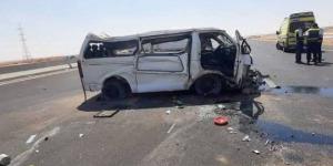 مصرع وإصابة 14 شخصا إثر انقلاب «ميكروباص» بالمنيا - الكويت الاخباري