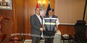 مدير أمن المنوفية يُكرّم "حسام صادق" أمين الشرطة المثالي بمدينة قويسنا - الكويت الاخباري