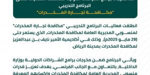 مكافحة المخدرات تطلق البرنامج التدريبي مكافحة تجارة المخدرات لمنسوبيها‬⁩ بالرياض - الكويت الاخباري