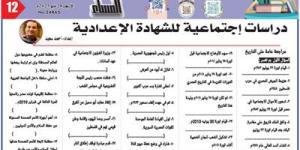 مراجعة ليلة الامتحان في مادة الدراسات الاجتماعية لطلاب الإعدادية 2025 - الكويت الاخباري