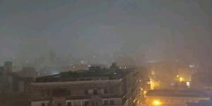 أمطار غزيرة تضرب الإسكندرية مع رياح شديدة..صور - الكويت الاخباري
