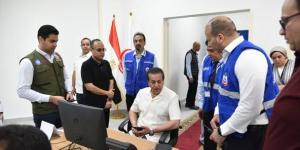 وزير الصحة يتفقد مستشفى الحمام المركزي بمحافظة مطروح - الكويت الاخباري