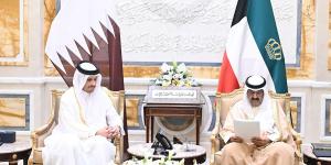 سمو أمير البلاد يتسلم رسالة خطية من أمير قطر - الكويت الاخباري