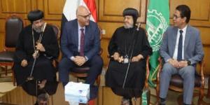 وفد كنسي يقدم التهنئة لمحافظ القليوبية بمناسبة عيد الأضحى المبارك - الكويت الاخباري