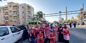 فرق الهلال الأحمر بالبحر الاحمر تؤمن المصلين خلال أداء صلاة عيد الأضحى المبارك - الكويت الاخباري