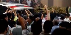 الآلاف  شيعوا جثمان شهيد الشهامة إلى مثواه الأخير بالدقهلية - الكويت الاخباري