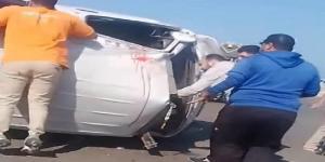 حالات حرجة.. إصابة 3 أشخاص في إنقلاب ميكروباص بمنطقة المطار في الإسكندرية - الكويت الاخباري