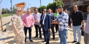 محافظ المنوفية يتفقد أعمال التطوير ونسب الإنجاز بمدخل شبين الكوم الجديد - الكويت الاخباري