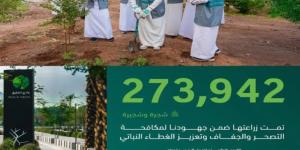 زراعة 273 ألف شجرة في المدينة المنورة ضمن جهود مكافحة التصحّر وتنمية الغطاء النباتي - الكويت الاخباري