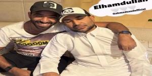 أول ظهور للفنان أحمد سعد بعد تعرضه لحادث سير - الكويت الاخباري