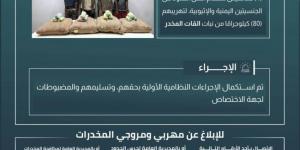 حرس الحدود بجازان يقبض على 4 مخالفين لنظام أمن الحدود لتهريبهم 80 كيلوجرامًا من نبات القات المخدر - الكويت الاخباري