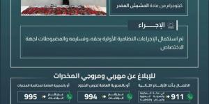 حرس الحدود بجازان يقبض على مخالف لتهريبه (165.5) كيلوجرامًا من الحشيش المخدر - الكويت الاخباري