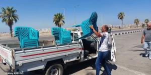 حملة في بورفؤاد لمصادرة مكبرات صوت الباعة الجائلين.. صور - الكويت الاخباري
