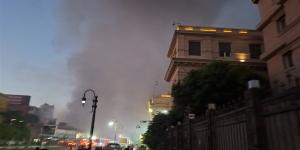 حريق ضخم يضرب الطابق السابع في سنترال رمسيس.. واستنفار كامل للحماية المدنية (شاهد صور حية) - الكويت الاخباري