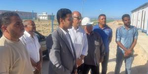 نائب محافظ مطروح يتفقد محطة معالجة الصرف الصحي - الكويت الاخباري