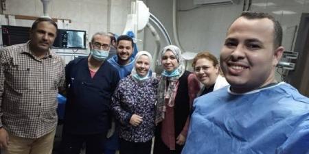 مستشفيات جامعة المنوفية تجري عمليات قسطرة قلبية ناجحة لطـ.ـفلتين من فلسطين - الكويت الاخباري