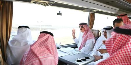 أمير جازان يتفقد سير العمل بمشروع مطار الملك عبدالله الدولي الجديد بجازان - الكويت الاخباري