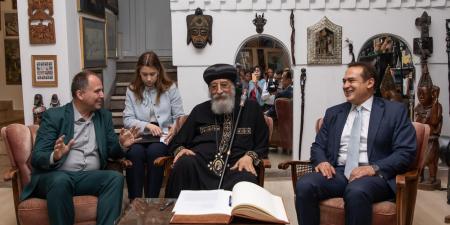 البابا يفتتح معرض الأديرة القبطية والأقباط في المطبوعات التاريخية الصربية - الكويت الاخباري