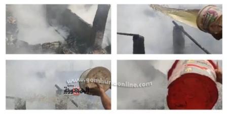 حدث في المنوفية .. أهالي إبنهس بقويسنا يقطعون صلاة الجمعة لإخماد حريق 4 منازل - الكويت الاخباري