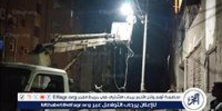 تركيب كشافات جديدة بقرى مركز ساحل سليم بأسيوط - الكويت الاخباري
