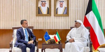 وزير الخارجية الكويتي يلتقي الممثل الخاص للاتحاد الأوروبي لمنطقة الخليج - الكويت الاخباري