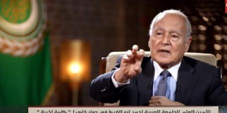 أبو الغيط: وزراء خارجية مصر والأردن والسعودية والبحرين يتحركون عالميا لدعم فلسطين - الكويت الاخباري