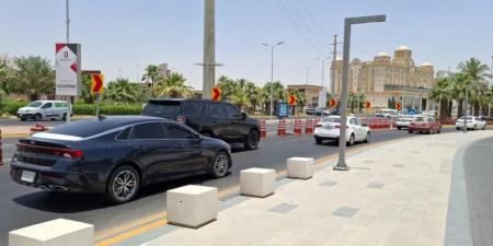 صور| لمدة أسبوعين.. إغلاق تقاطع الملك فهد وعين نجم الأحساء لتخفيف الازدحام - الكويت الاخباري