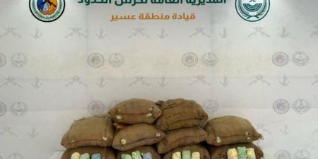 عسير.. إحباط تهريب 300 كيلوجرام من نبات القات المخدر - الكويت الاخباري