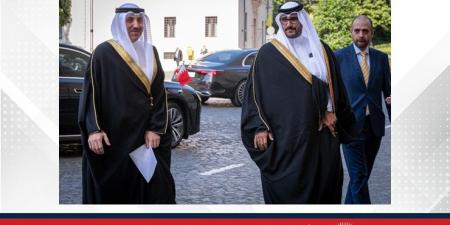 نيابةً عن جلالة الملك المعظم.. سمو الشيخ عيسى بن سلمان بن حمد يشارك في مراسم تنصيب قداسة البابا روبرت بريفوست (ليو الرابع عشر) - الكويت الاخباري