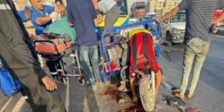 مصرع شاب وإصابة اثنين إثر انقلاب تروسيكل أعلى كوبري بالقليوبية - الكويت الاخباري