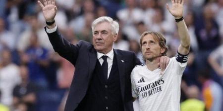 وداع مؤثر لأنشيلوتي ومودريتش في نهاية مسيرتهما مع ريال مدريد - الكويت الاخباري