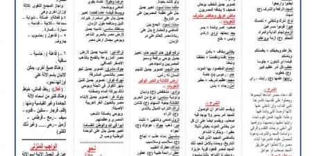 مراجعة ليلة امتحان نصوص العربي لـ الصف الثالث الاعدادي #مراجعات_نهائية #الشهادة_الإعدادية #بوابة_الجمهورية_أون_لاين - الكويت الاخباري
