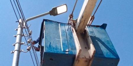حملات مكثفة للنظافة ورفع الاشغالات وصيانة الطرق والإنارة بمراكز المنيا - الكويت الاخباري