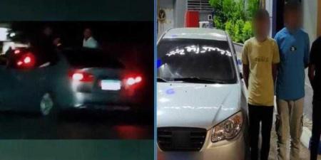 كشف حقيقة فيديو تم تداوله بمواقع التواصـــل يتضمن قيام قائد سيارة ملاكى بأداء حركات إستعراضية بالشرقية - الكويت الاخباري