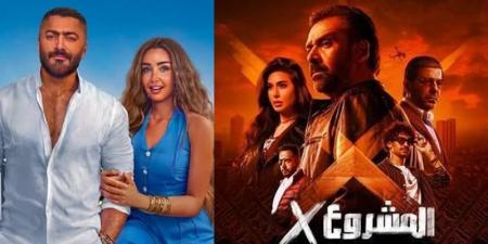 المنافسة تشتعل بيت "ريستارت" لـ تامر حسني و"المشروع x" لـ كريم عبدالعزيز على صدارة المركز الأول بشباك تذاكر السينمات - الكويت الاخباري