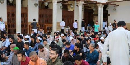 الجامع الأزهر ينظم مائدة إفطار للطلاب الوافدين في يوم عرفة - الكويت الاخباري