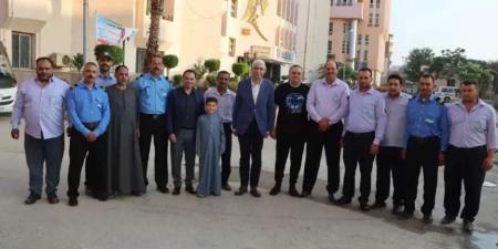 رئيس جامعة المنوفية يقدم التهنئة لافراد الأمن بإدارة الجامعة والمجمع النظري والمكلفين بالإشراف والنوبتجية خلال أيام عيد الأضحى المبارك - الكويت الاخباري